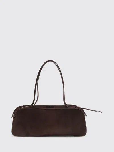 Khaite Shoulder Bag Woman Color Burgundy In Brown