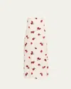 Khaite Sicily Floral-print Silk Midi Slip Dress In White