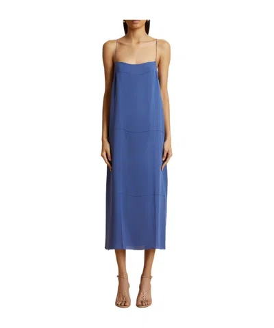 KHAITE KHAITE SICILY SLEEVELESS MIDI DRESS