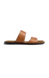 Khaite Siggi Mule Flat In Brown