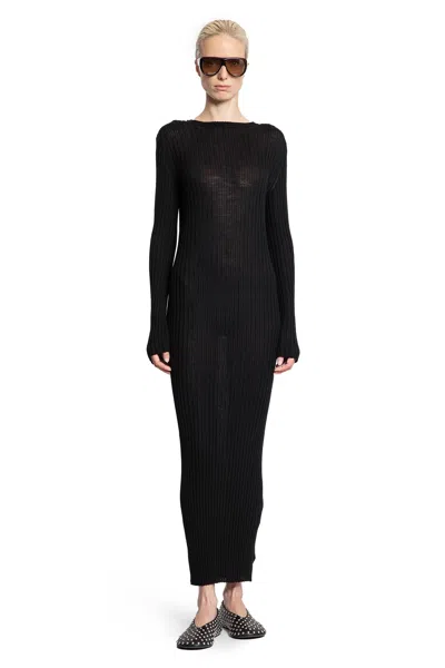 Khaite Sigrid Dress In Black