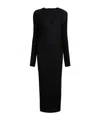 Khaite Sigrid Dress In Black