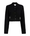 Khaite Silk-blend Cardigan In Black