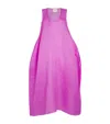 Khaite Coli Flared Maxi Dress In Purple