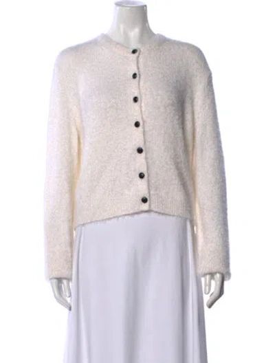 Pre-owned Khaite Silk Crew Neck Sweater In Neutrals