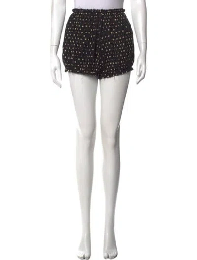 Pre-owned Khaite Silk Mini Shorts W/ Tags In Black