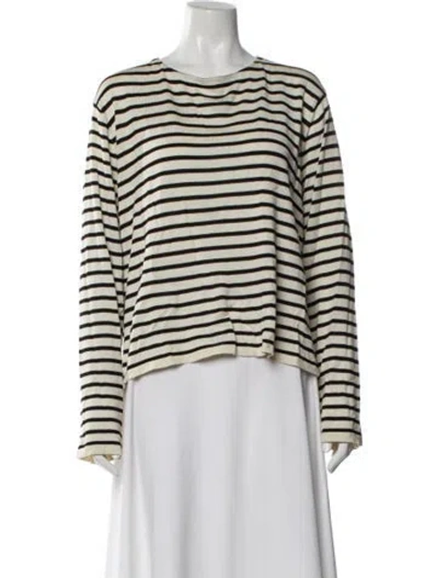 Pre-owned Khaite Silk Striped Sweater In Multi
