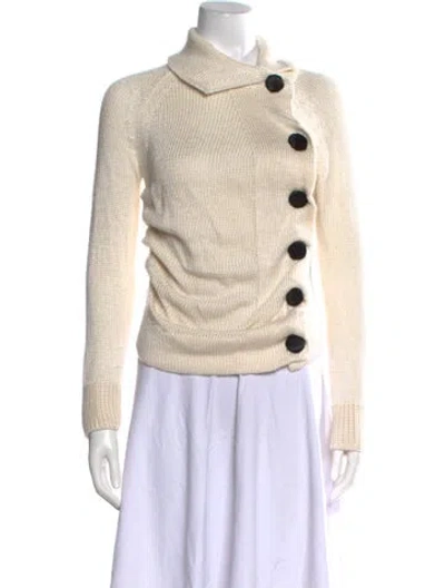 Pre-owned Khaite Silk Sweater In Neutral