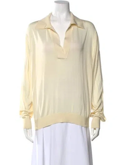 Pre-owned Khaite Silk Sweater In Neutral