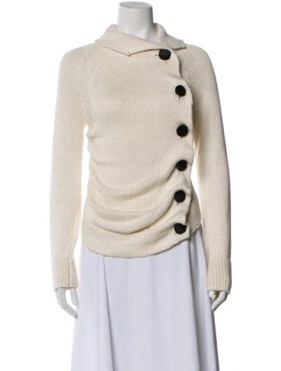 Pre-owned Khaite Silk Sweater In Neutral