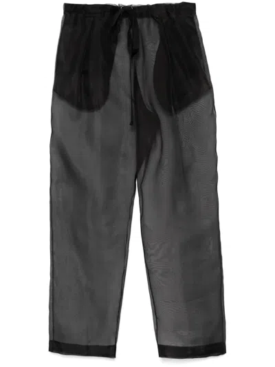 KHAITE SILK TROUSERS