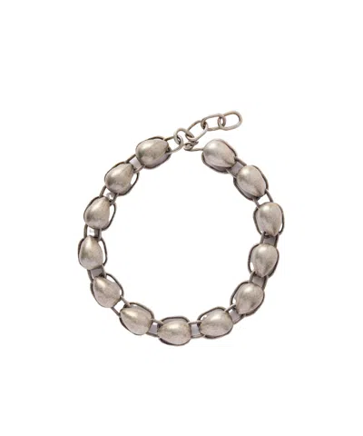 Khaite Silver-tone Necklace In Purple