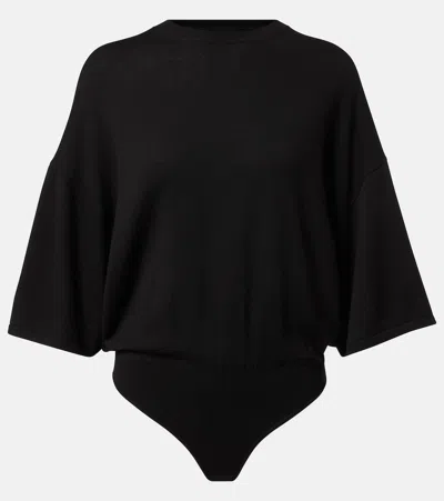 KHAITE SIMON WOOL-BLEND BODYSUIT