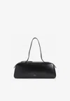 Khaite Hold All String Small Square Bauletto Shoulder Bag Shoulder Bags Black In Black