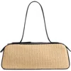 Khaite Simona Faux Raffia Shoulder Bag