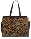 Khaite Simona Haircalf & Leather Tote In Brown