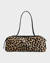 Khaite Simona Hyena-print Calf Hair Shoulder Bag In Brown