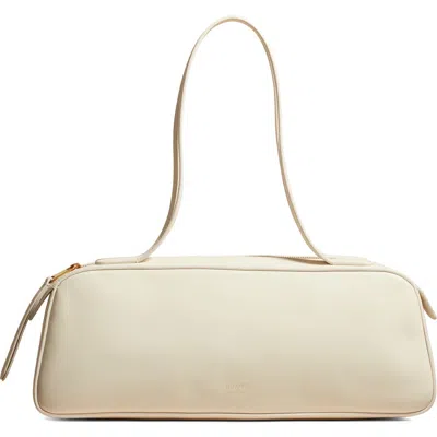 Khaite Simona Leather Shoulder Bag In Cream 103