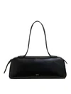 Khaite Hold All String Small Square Bauletto Shoulder Bag Shoulder Bags Black In Black
