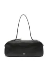 Khaite Hold All String Small Square Bauletto Shoulder Bag Shoulder Bags Black In Black