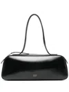 Khaite Hold All String Small Square Bauletto Shoulder Bag Shoulder Bags Black In Black