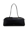 Khaite Hold All String Small Square Bauletto Shoulder Bag Shoulder Bags Black In Black