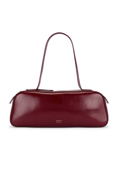 Khaite Simona Shoulder Bag In Burgundy