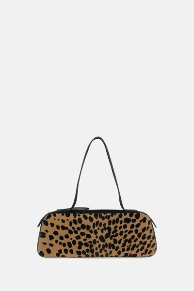Khaite Simona Shoulder Bag In Animal Print