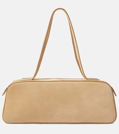 KHAITE SIMONA SUEDE SHOULDER BAG