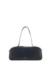 Khaite Hold All String Small Square Bauletto Shoulder Bag Shoulder Bags Black In Black