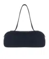 Khaite Simona Zippered Shoulder Bag In Black