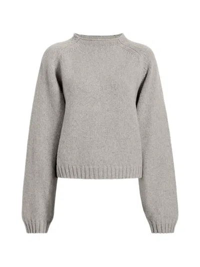Khaite Simone Sweater In Pewter In Gray