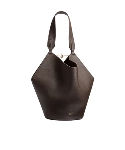 Khaite Small Lotus Tote In Brown
