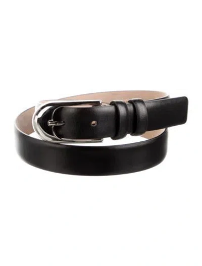 Pre-owned Khaite Skinny Leather Belt In Multi