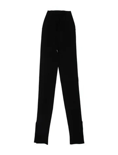 Pre-owned Khaite Skinny Leg Pants In Black