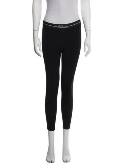 Pre-owned Khaite Skinny Leg Pants In Black
