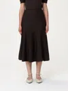 Khaite Skirt  Woman Color Black In Black