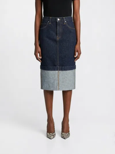 Khaite Skirt Woman  In Blue