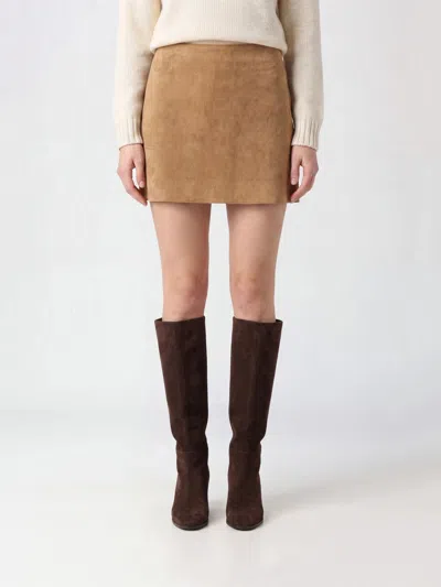 Khaite Skirt Woman Color Beige In Brown
