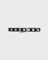 Khaite Skärp Benny Silver Studs Svart