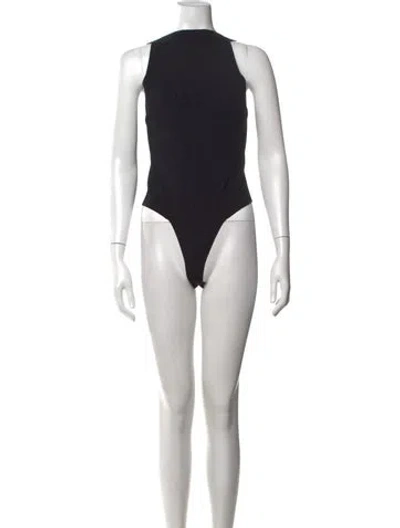 Pre-owned Khaite Sleeveless Bodysuit In Black