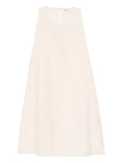 Khaite Sleeveless Dress In White
