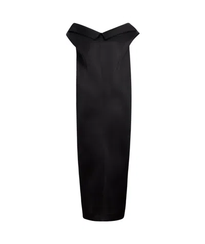 Khaite Sleeveless Dress In Black