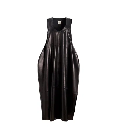 Khaite Sleeveless Dress In Black