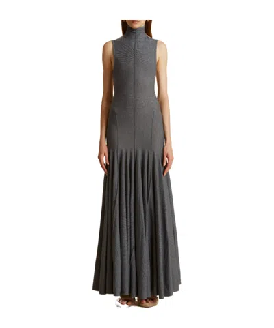 Khaite Sleeveless Dress In Black