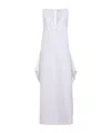 Khaite Kenith Cotton Dress In White
