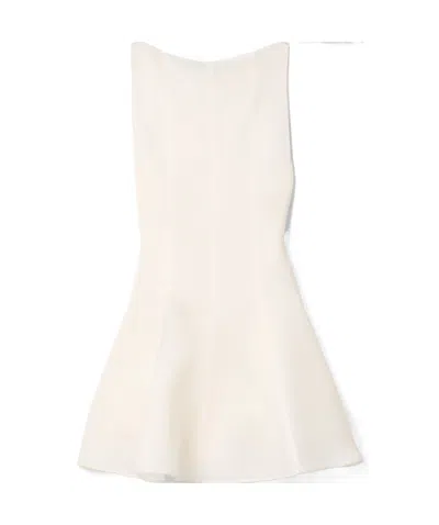 Khaite Mags Minidress In Burgundy