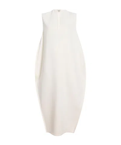 Khaite Blanche Maxi Dress In White