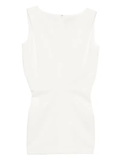KHAITE SLEEVELESS MINI DRESS