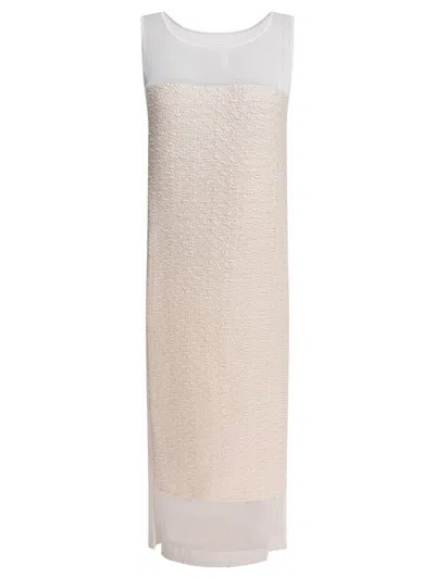 Khaite Sleeveless Miriele Dress In White